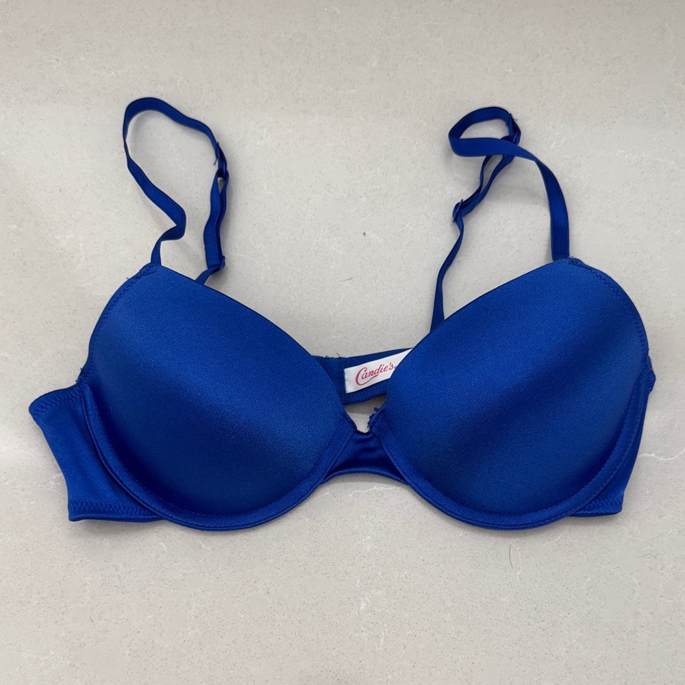 Candie's Vibrant Blue Push Up Bra